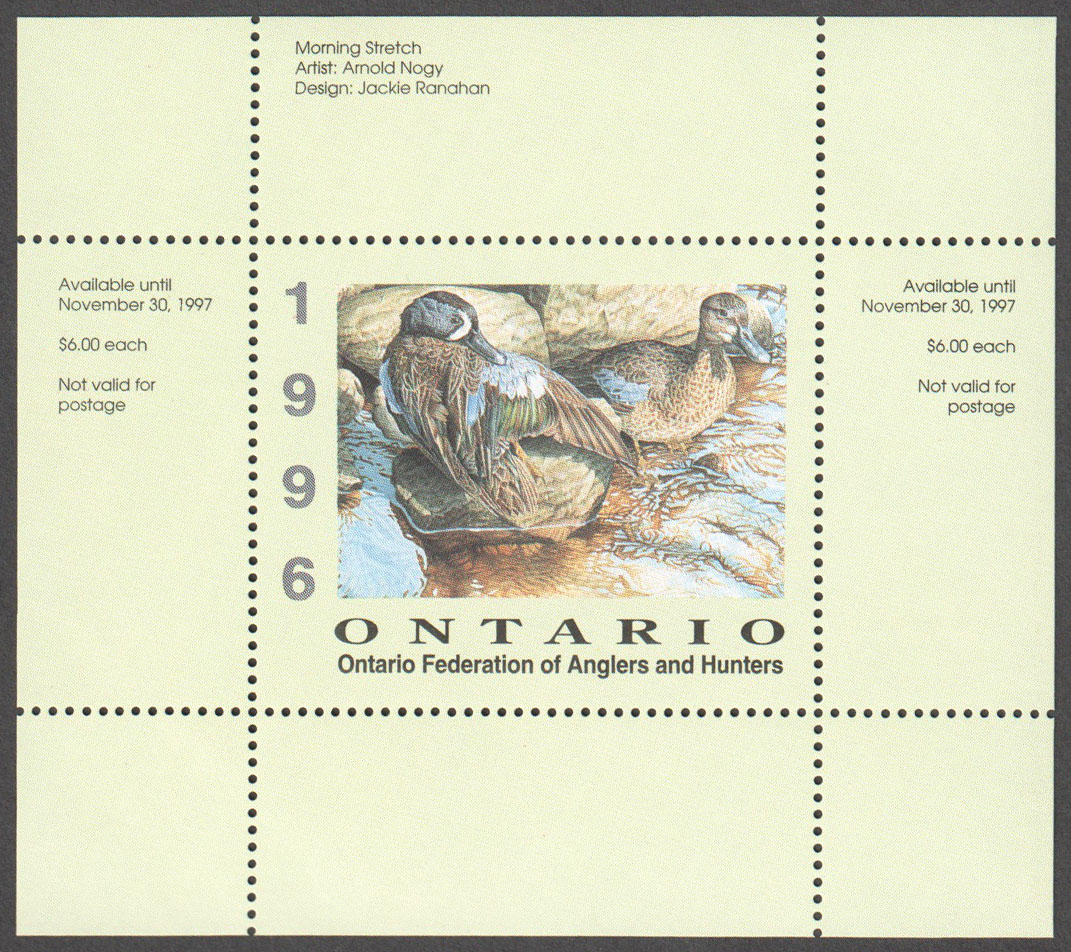 Canada Van Dam OW4 MNH (B7-18a)(P415) - Click Image to Close